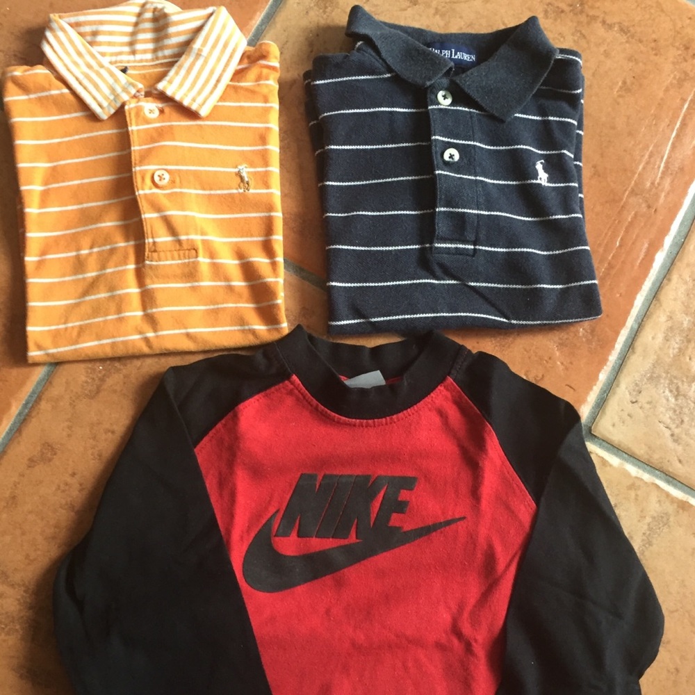 Lot of three Ralph Lauren and Nike